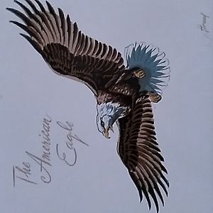 AMERICIAN EAGLE SCREEN CRAFT Trivet